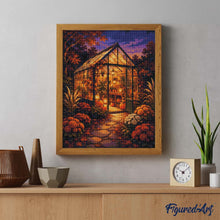 Load image into Gallery viewer, Diamond Painting - Glowing Autumn Greenhouse