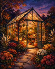 Load image into Gallery viewer, Diamond Painting - Glowing Autumn Greenhouse