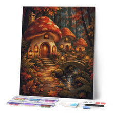 Load image into Gallery viewer, Diamond Painting - Enchanted Mushroom Village