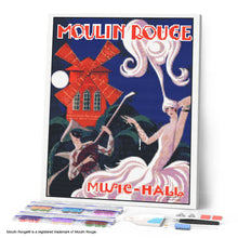 Load image into Gallery viewer, Diamond Painting - Poster Moulin Rouge - Music Hall 40x50cm canvas already framed