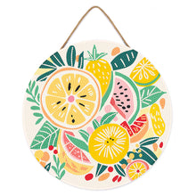 Load image into Gallery viewer, Diamond Painting on Wood Slice - Fruits