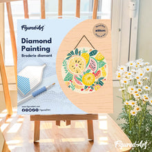 Load image into Gallery viewer, Diamond Painting on Wood Slice - Fruits
