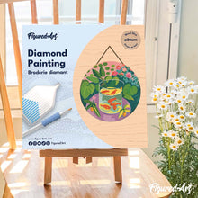 Load image into Gallery viewer, Diamond Painting on Wood Slice - Goldfish - Matisse