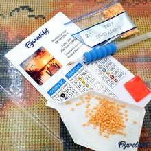 Load image into Gallery viewer, Mini Diamond Painting 25x25cm - Pagoda and Mount Fuji