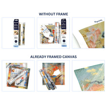 Load image into Gallery viewer, Mini Diamond Painting 25x25cm - Pagoda and Mount Fuji