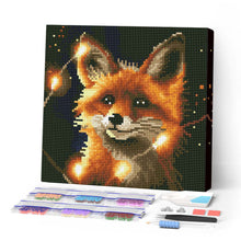 Load image into Gallery viewer, Mini Diamond Painting 25x25cm - Red Fox and Light Figured'Art UK