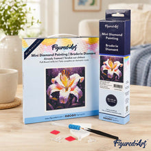 Load image into Gallery viewer, Mini Diamond Painting 25x25cm - Lily Bloom