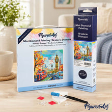 Load image into Gallery viewer, Mini Diamond Painting 25x25cm - Autumn in London City