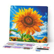 Load image into Gallery viewer, Mini Diamond Painting 25x25cm - Sun-Kissed Sunflower Figured'Art UK