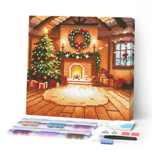 Load image into Gallery viewer, Mini Diamond Painting 25x25cm - Cozy Christmas Room Figured'Art UK