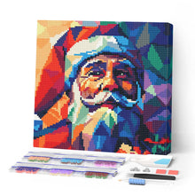 Load image into Gallery viewer, Mini Diamond Painting 25x25cm - Polygon Santa Figured'Art UK