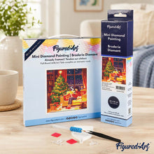 Load image into Gallery viewer, Mini Diamond Painting 25x25cm - Festive Evening Retreat