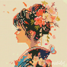 Load image into Gallery viewer, Mini Diamond Painting 25x25cm - Japanese Scent of Love