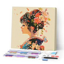 Load image into Gallery viewer, Mini Diamond Painting 25x25cm - Japanese Scent of Love Figured'Art UK