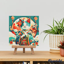 Load image into Gallery viewer, Mini Diamond Painting 25x25cm - Japanese Princess Cat
