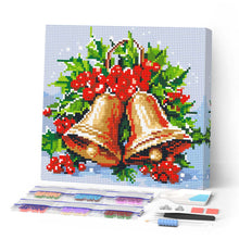 Load image into Gallery viewer, Mini Diamond Painting 25x25cm - Christmas Bells Figured'Art UK