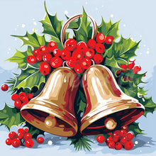 Load image into Gallery viewer, Mini Diamond Painting 25x25cm - Christmas Bells Figured'Art UK