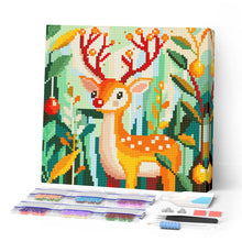 Load image into Gallery viewer, Mini Diamond Painting 25x25cm - Golden Reindeer Figured'Art UK