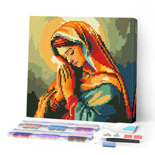 Load image into Gallery viewer, Mini Diamond Painting 25x25cm - Praying Mary Figured'Art UK