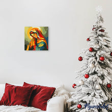 Load image into Gallery viewer, Mini Diamond Painting 25x25cm - Praying Mary
