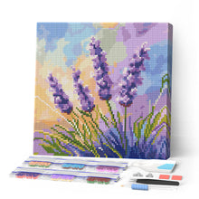Load image into Gallery viewer, Paint by numbers kit for adults Mini Diamond Painting 25x25cm - Lavender Figured'Art UK