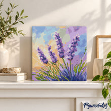 Load image into Gallery viewer, Mini Diamond Painting 25x25cm - Lavender
