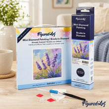Load image into Gallery viewer, Mini Diamond Painting 25x25cm - Lavender