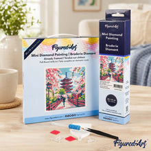Load image into Gallery viewer, Mini Diamond Painting 25x25cm - Kyoto in Bloom