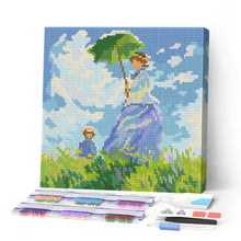 Load image into Gallery viewer, Paint by numbers kit for adults Mini Diamond Painting 25x25cm - The walk - Monet Figured'Art UK