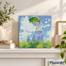 Load image into Gallery viewer, Mini Diamond Painting 25x25cm - The walk - Monet