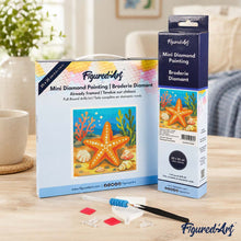 Load image into Gallery viewer, Mini Diamond Painting 25x25cm - Starfish