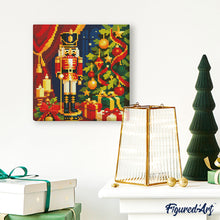 Load image into Gallery viewer, Mini Diamond Painting 25x25cm - Christmas Nutcracker