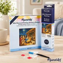 Load image into Gallery viewer, Mini Diamond Painting 25x25cm - Christmas Nativity