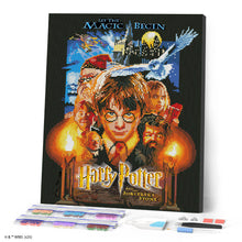 Load image into Gallery viewer, Diamond Painting - Harry Potter and the Sorcerer's Stone Poster 40x50cm canvas already framed