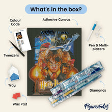 Load image into Gallery viewer, Diamond Painting - Harry Potter and the Sorcerer's Stone Poster 40x50cm canvas already framed