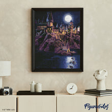 Load image into Gallery viewer, Diamond Painting - Hogwarts Castle at Night - Harry Potter 40x50cm canvas already framed