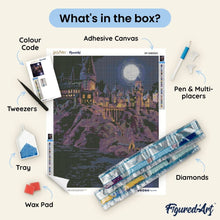 Load image into Gallery viewer, Diamond Painting - Harry Potter - Hogwarts Castle at Night