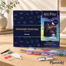 Load image into Gallery viewer, Diamond Painting - Hogwarts Castle at Night - Harry Potter 40x50cm canvas already framed