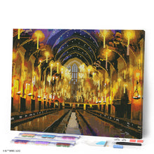 Load image into Gallery viewer, Diamond Painting - Great Hall - Harry Potter 40x50cm canvas already framed
