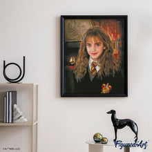 Load image into Gallery viewer, Diamond Painting - Hermione Granger Portrait 40x50cm canvas already framed