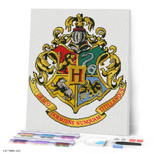 Load image into Gallery viewer, Diamond Painting - Hogwarts Crest - Harry Potter 40x50cm canvas already framed