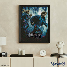 Load image into Gallery viewer, Diamond Painting - Harry Potter and the Deathly Hallows - Part 1 Poster 40x50cm canvas already framed