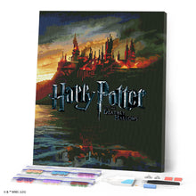 Load image into Gallery viewer, Diamond Painting - Hogwarts in Flames - Harry Potter 40x50cm canvas already framed