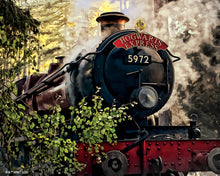 Load image into Gallery viewer, Diamond Painting - Hogwarts Express - Harry Potter 40x50cm canvas already framed