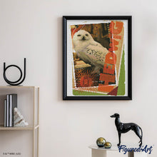 Load image into Gallery viewer, Diamond Painting - Hedwig Card - Harry Potter 40x50cm canvas already framed