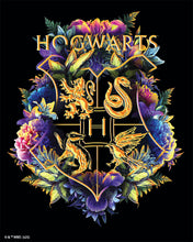Load image into Gallery viewer, Diamond Painting - Floral Hogwarts Crest - Harry Potter 40x50cm canvas already framed