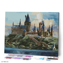 Load image into Gallery viewer, Diamond Painting - Hogwarts Castle - Harry Potter 40x50cm canvas already framed