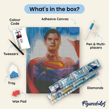 Load image into Gallery viewer, Diamond Painting - Superman 2025 Poster 40x50cm canvas already framed