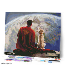 Load image into Gallery viewer, Diamond Painting - Superman and Krypto 40x50cm canvas already framed