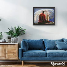 Load image into Gallery viewer, Diamond Painting - Superman and Krypto 40x50cm canvas already framed